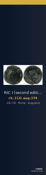 RIC I (second edition) Augustus 374 — CANOA