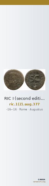 RIC I (second edition) Augustus 377 — CANOA