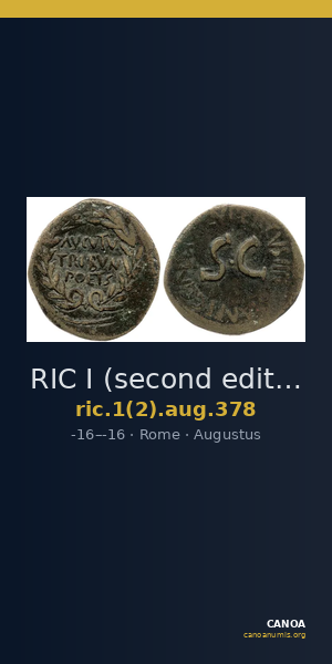 RIC I (second edition) Augustus 378 — CANOA