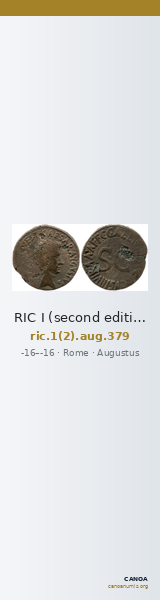 RIC I (second edition) Augustus 379 — CANOA