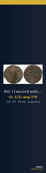 RIC I (second edition) Augustus 379 — CANOA