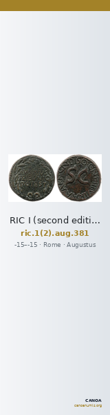 RIC I (second edition) Augustus 381 — CANOA