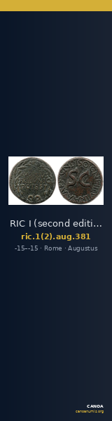 RIC I (second edition) Augustus 381 — CANOA