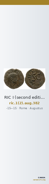 RIC I (second edition) Augustus 382 — CANOA