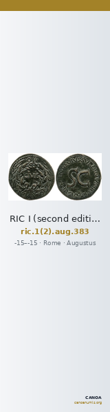 RIC I (second edition) Augustus 383 — CANOA