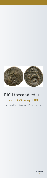 RIC I (second edition) Augustus 384 — CANOA