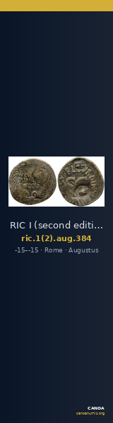 RIC I (second edition) Augustus 384 — CANOA