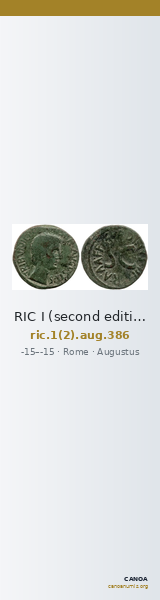 RIC I (second edition) Augustus 386 — CANOA