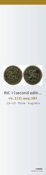 RIC I (second edition) Augustus 387 — CANOA
