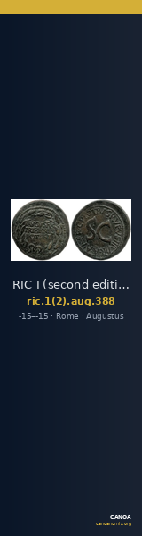 RIC I (second edition) Augustus 388 — CANOA