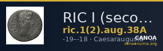 RIC I (second edition) Augustus 38A — CANOA