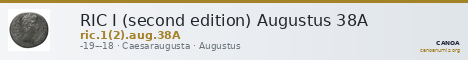 RIC I (second edition) Augustus 38A — CANOA
