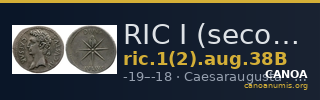 RIC I (second edition) Augustus 38B — CANOA