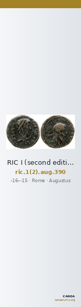 RIC I (second edition) Augustus 390 — CANOA