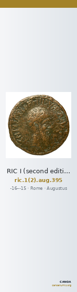 RIC I (second edition) Augustus 395 — CANOA