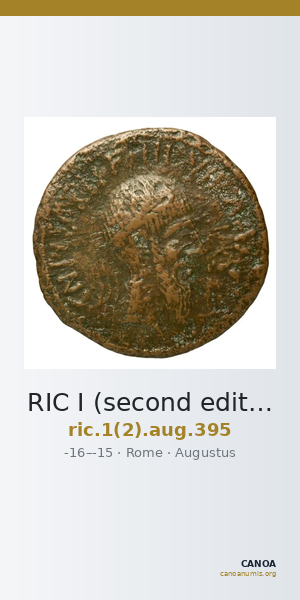 RIC I (second edition) Augustus 395 — CANOA