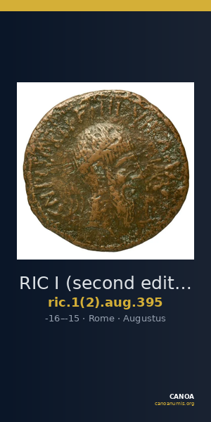 RIC I (second edition) Augustus 395 — CANOA