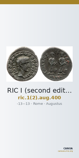 RIC I (second edition) Augustus 400 — CANOA
