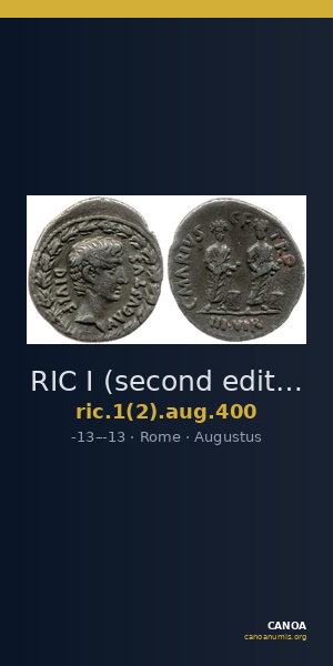 RIC I (second edition) Augustus 400 — CANOA