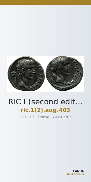 RIC I (second edition) Augustus 403 — CANOA