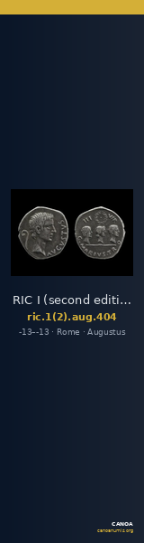 RIC I (second edition) Augustus 404 — CANOA