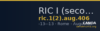 RIC I (second edition) Augustus 406 — CANOA