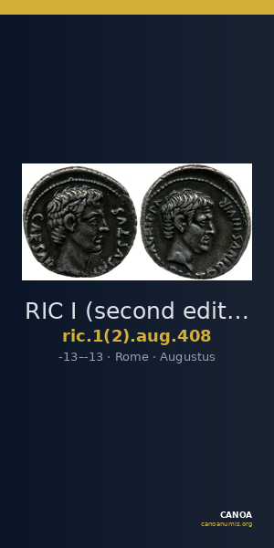 RIC I (second edition) Augustus 408 — CANOA