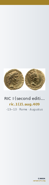 RIC I (second edition) Augustus 409 — CANOA