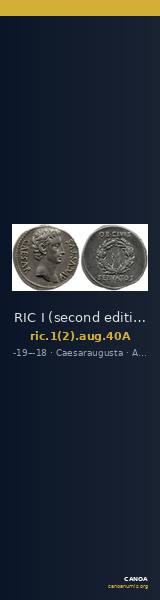 RIC I (second edition) Augustus 40A — CANOA