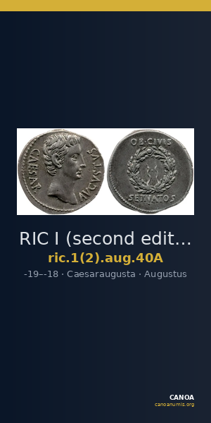RIC I (second edition) Augustus 40A — CANOA