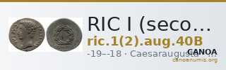 RIC I (second edition) Augustus 40B — CANOA