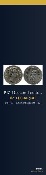 RIC I (second edition) Augustus 41 — CANOA