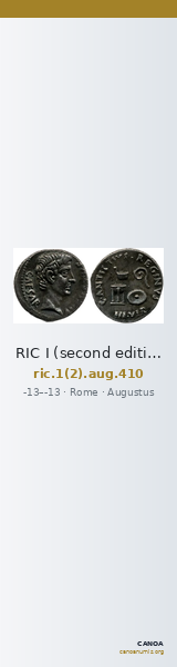 RIC I (second edition) Augustus 410 — CANOA