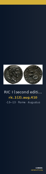 RIC I (second edition) Augustus 410 — CANOA