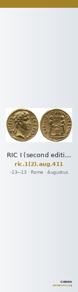 RIC I (second edition) Augustus 411 — CANOA