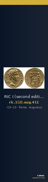 RIC I (second edition) Augustus 411 — CANOA
