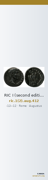 RIC I (second edition) Augustus 412 — CANOA