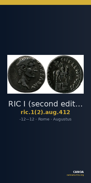RIC I (second edition) Augustus 412 — CANOA