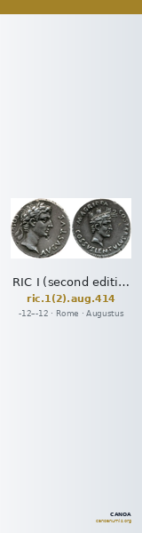 RIC I (second edition) Augustus 414 — CANOA