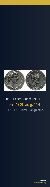 RIC I (second edition) Augustus 414 — CANOA