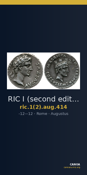 RIC I (second edition) Augustus 414 — CANOA