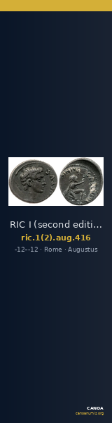RIC I (second edition) Augustus 416 — CANOA