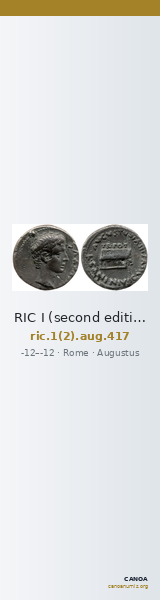 RIC I (second edition) Augustus 417 — CANOA