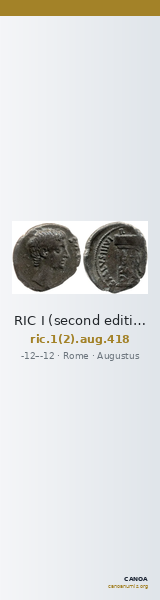 RIC I (second edition) Augustus 418 — CANOA