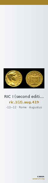 RIC I (second edition) Augustus 419 — CANOA