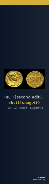 RIC I (second edition) Augustus 419 — CANOA
