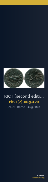 RIC I (second edition) Augustus 420 — CANOA