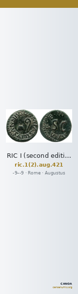 RIC I (second edition) Augustus 421 — CANOA