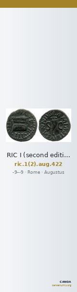 RIC I (second edition) Augustus 422 — CANOA