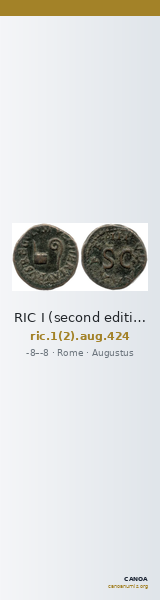 RIC I (second edition) Augustus 424 — CANOA